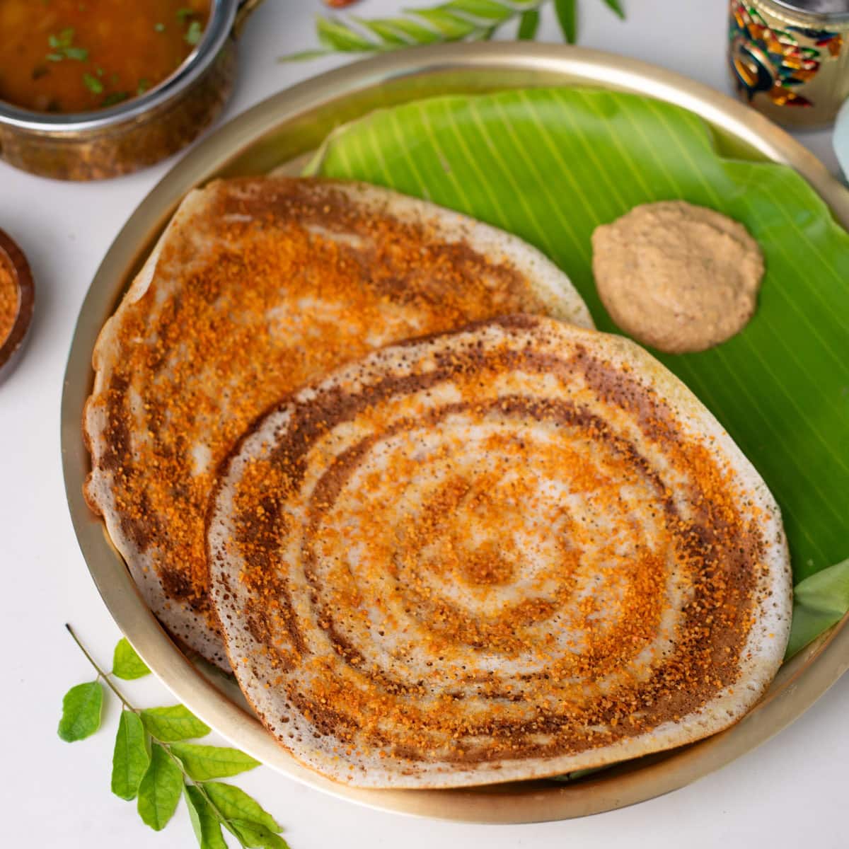 Ghee Pudi Masala Dosa — QuickBite
